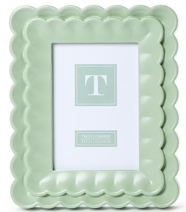 Whimsy Scalloped Wood Frame