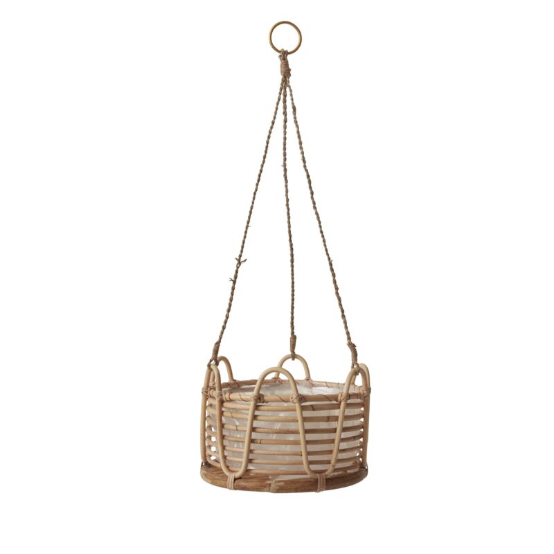 Rattan Hanging Plant Basket