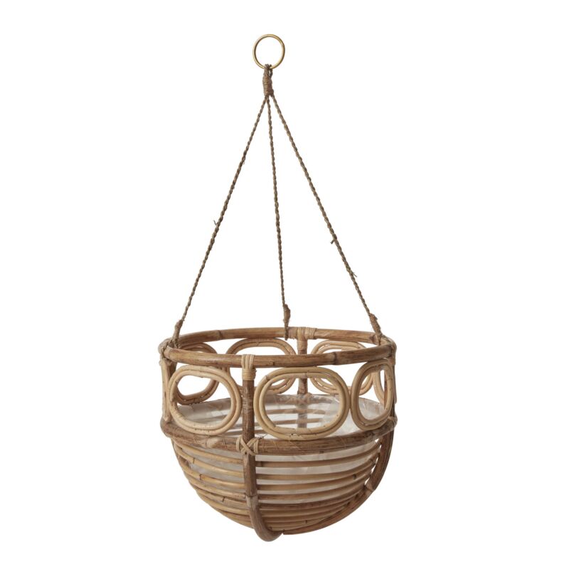 Rattan Hanging Plant Basket