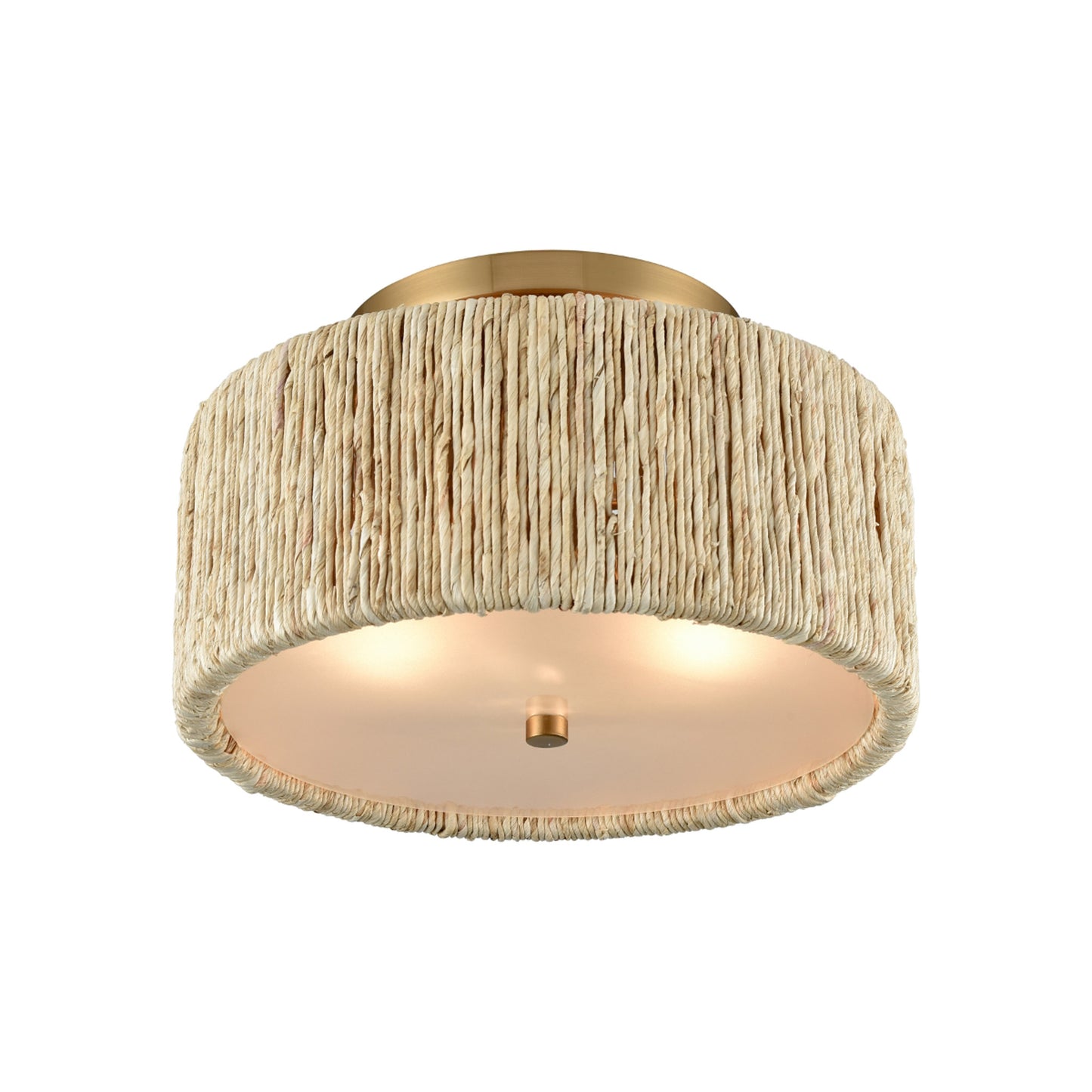 2-Light Semi Flush Mount - 13.75'' Wide