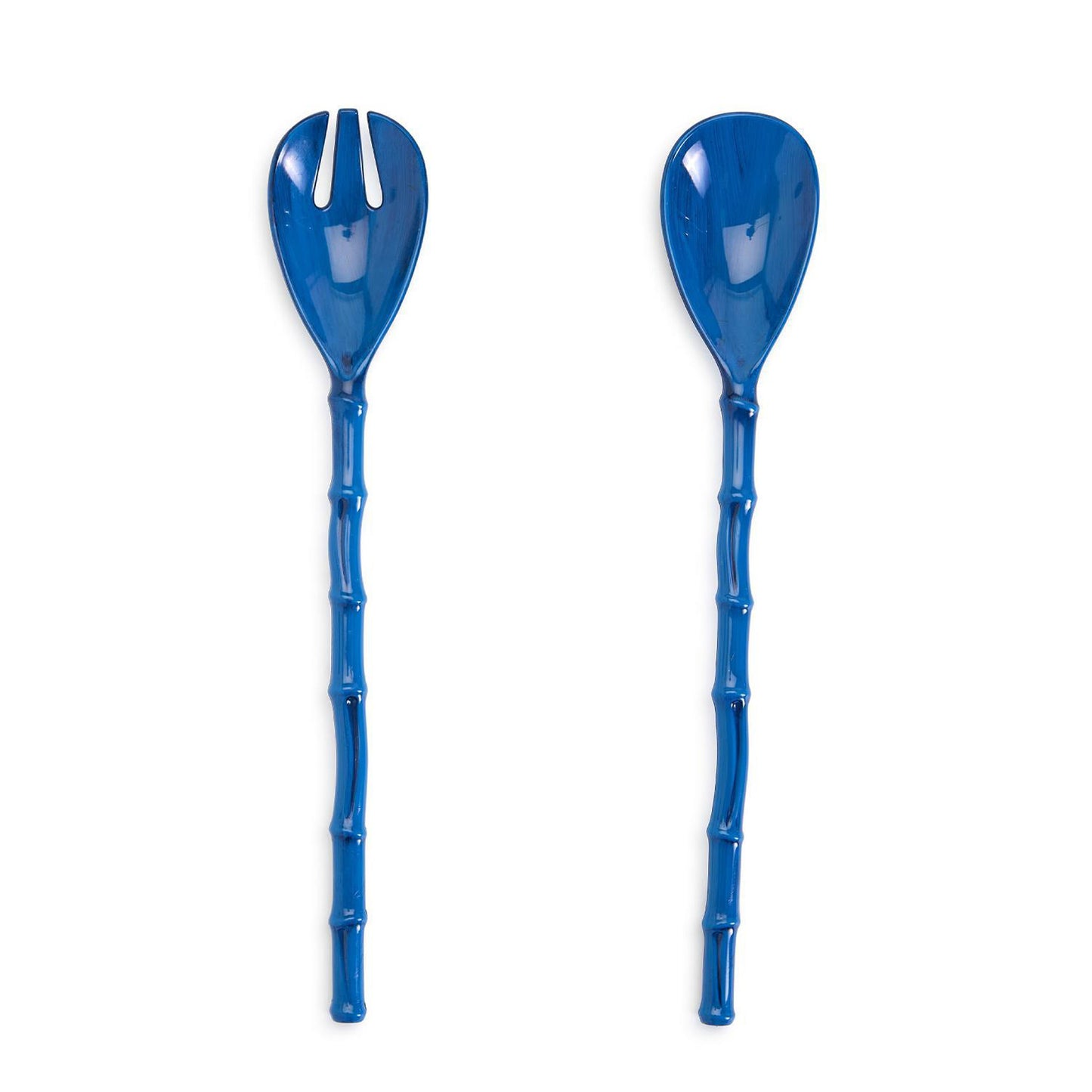 Blue Bamboo Accent Servers