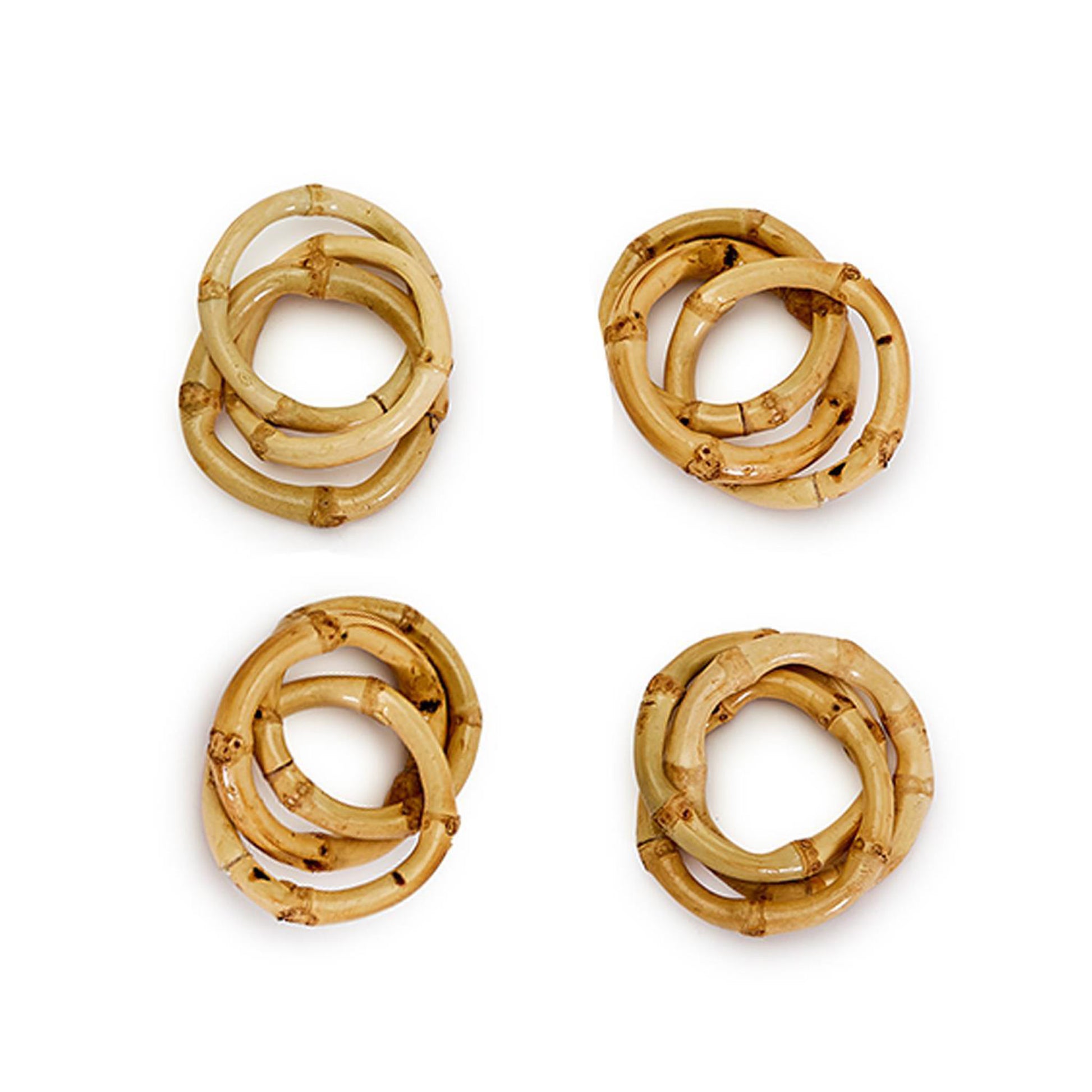 Bamboo Trio Napkin Rings