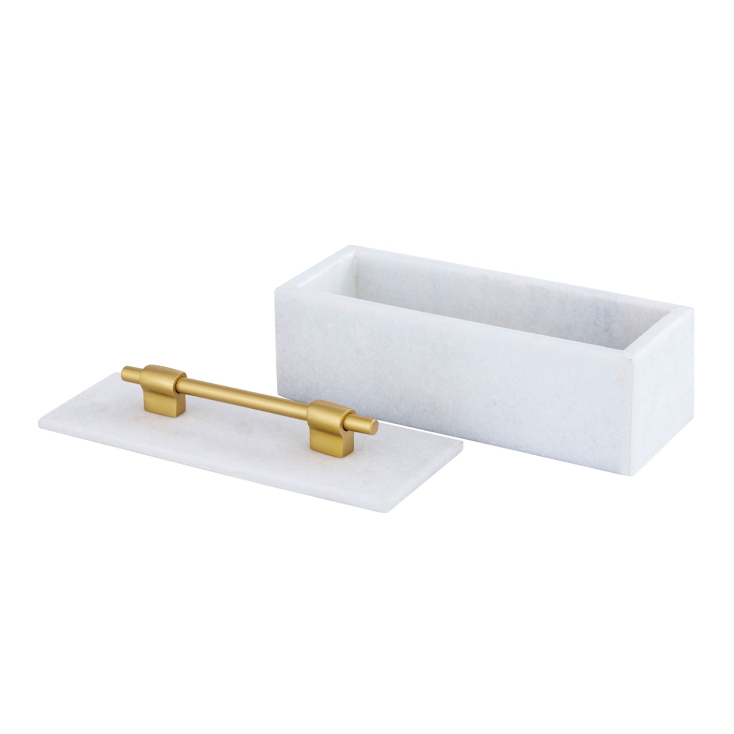 Marble Box with Gold Handle