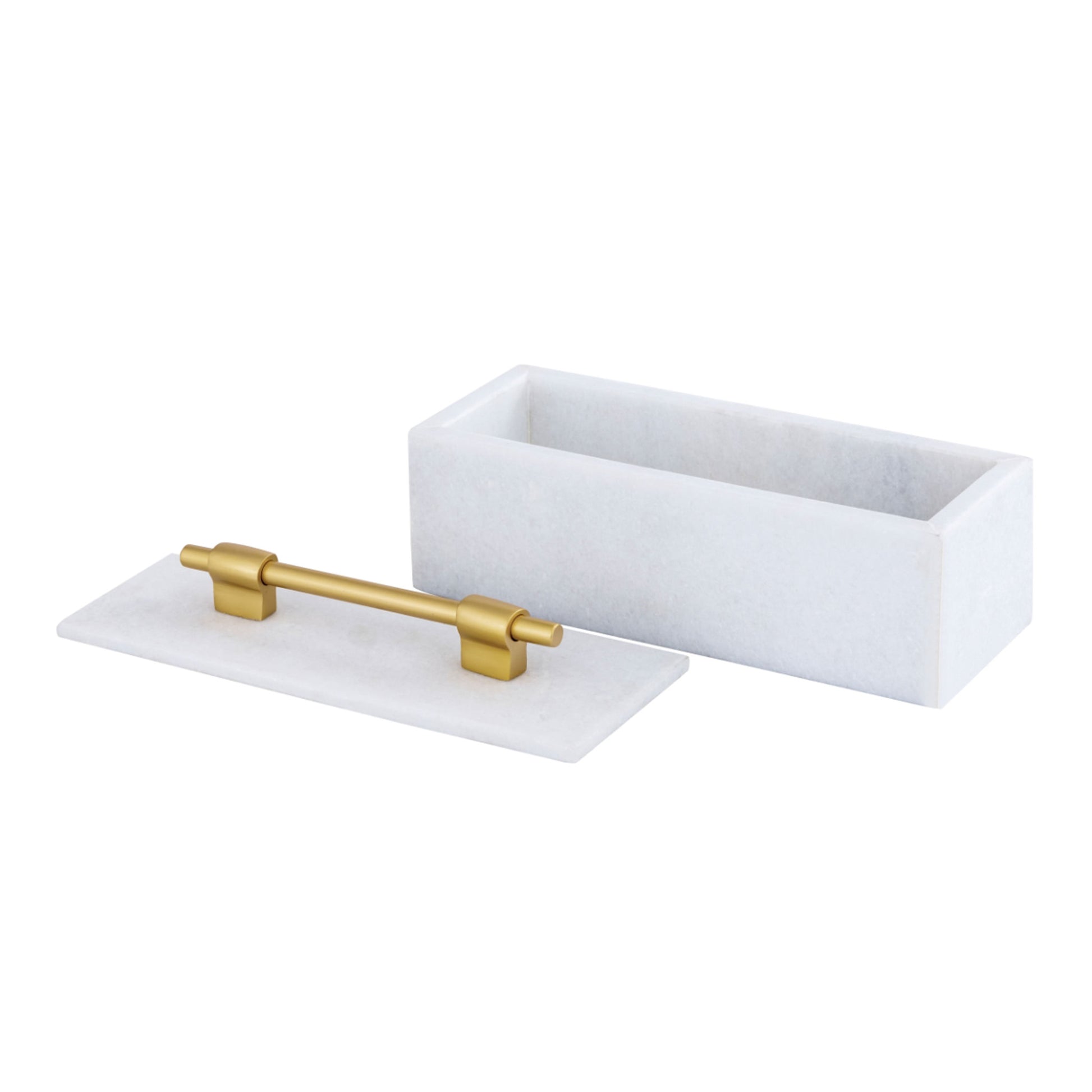 Marble Box with Gold Handle