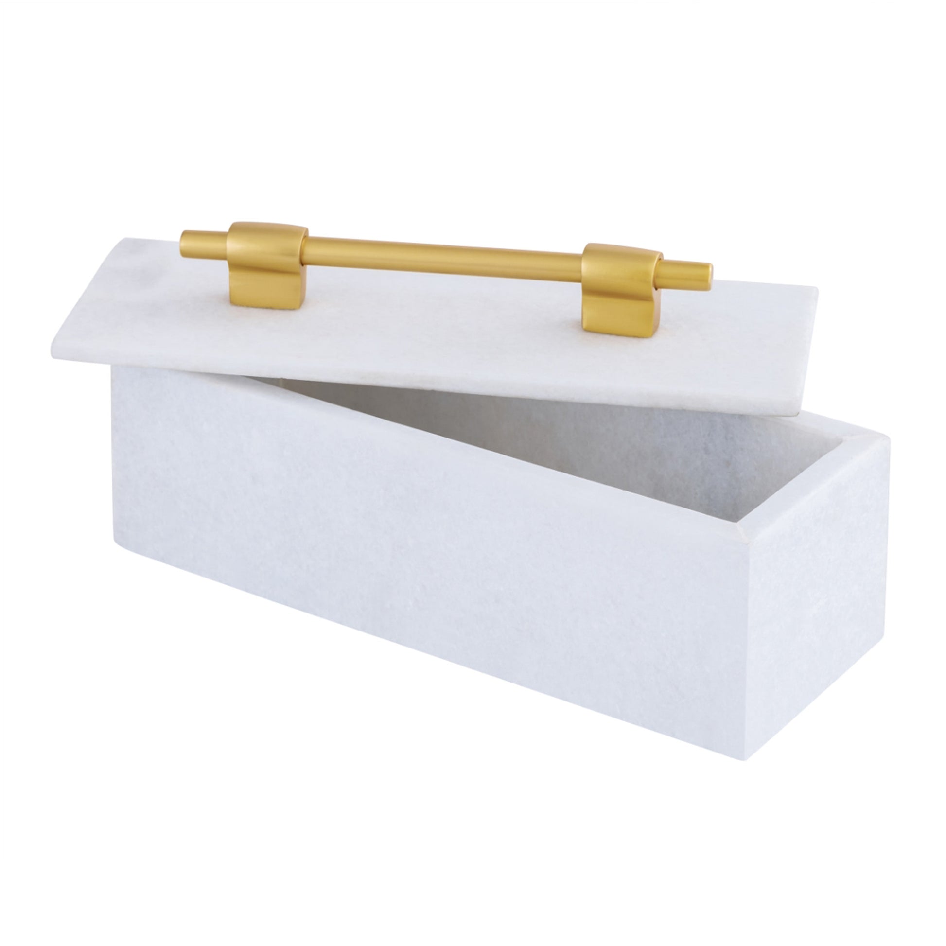 Marble Box with Gold Handle