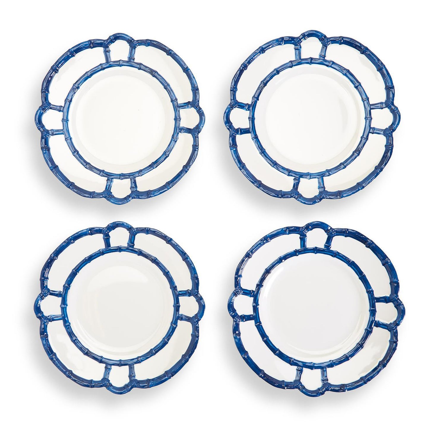 Blue Bamboo Dinner Plates