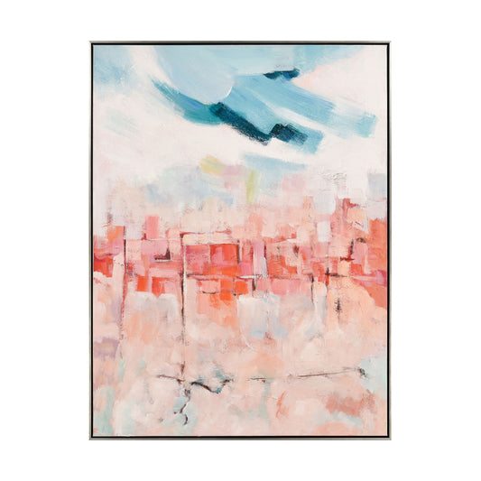 Impressionistic Cityscape Framed Wall Art