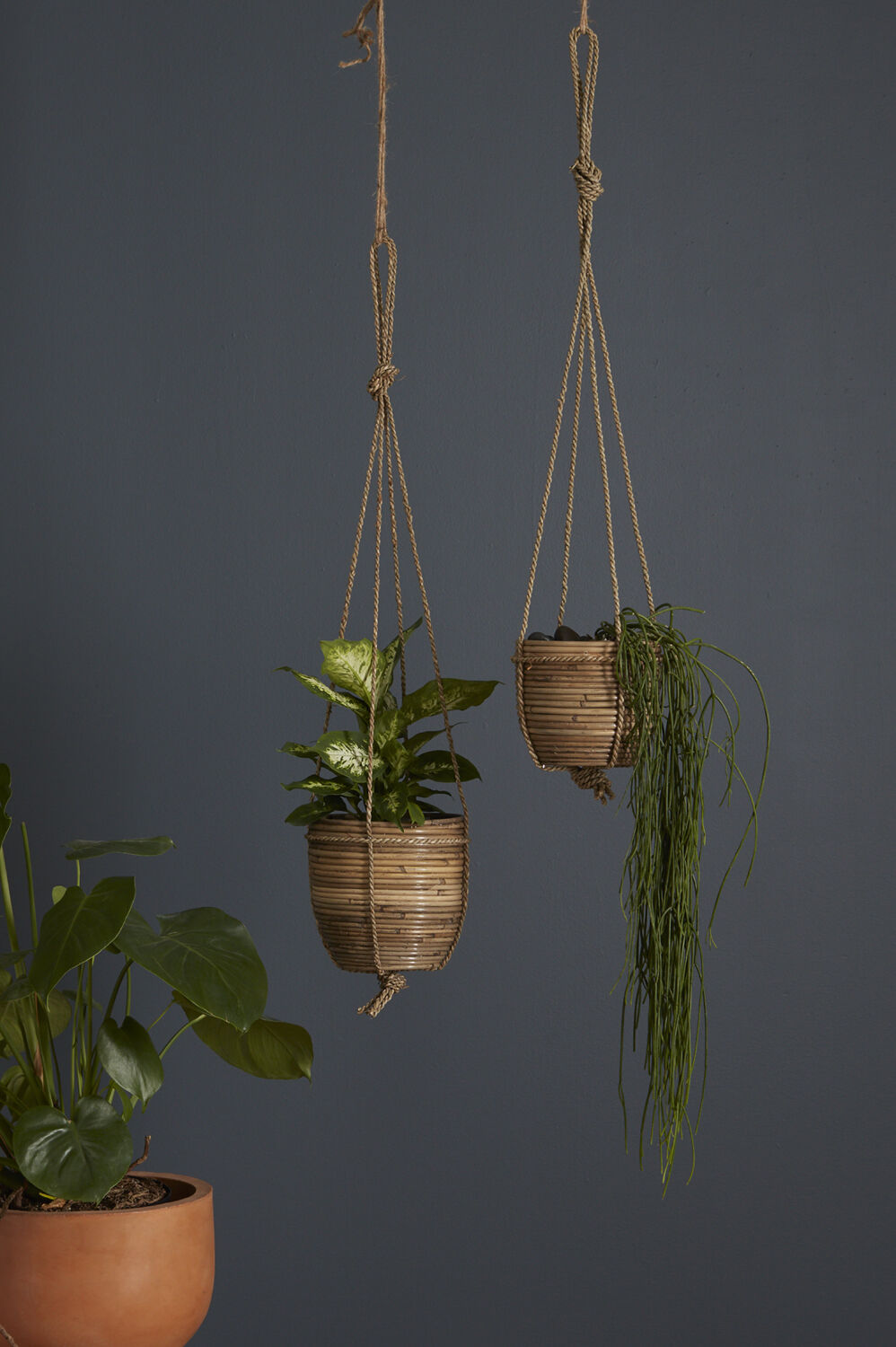 Rattan Hanging Plant Pot