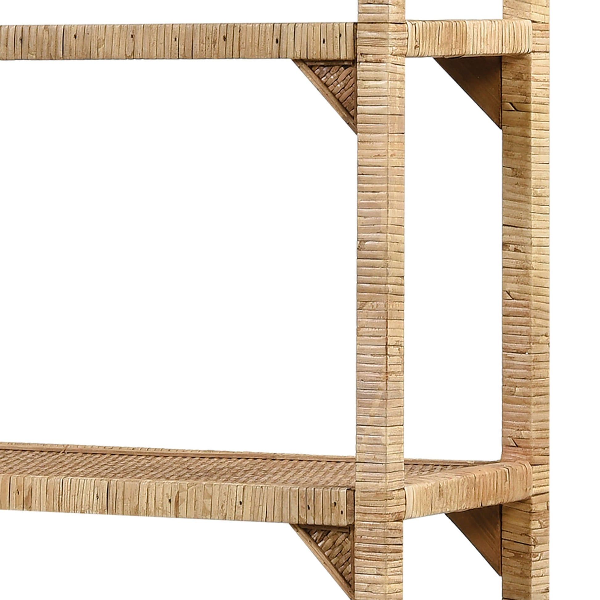 Bamboo Etagere Bookcase