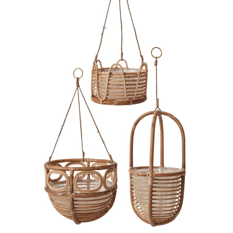 Rattan Hanging Plant Basket