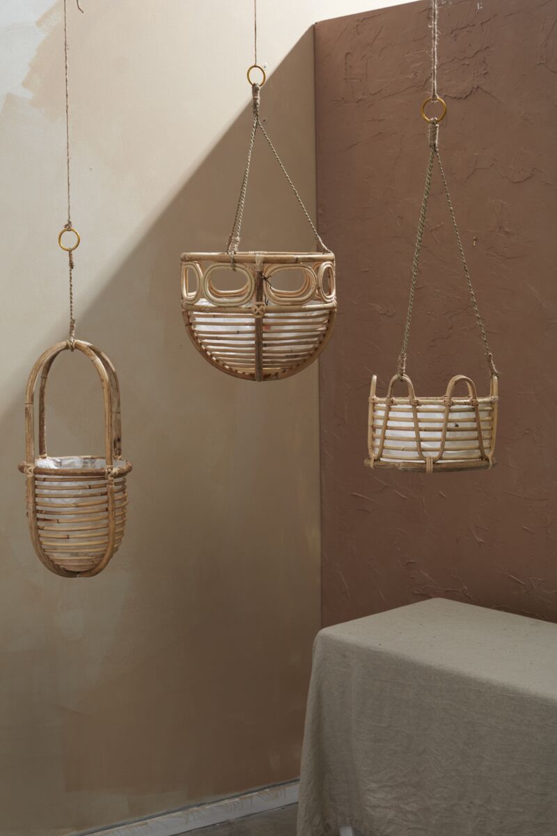 Rattan Hanging Plant Basket