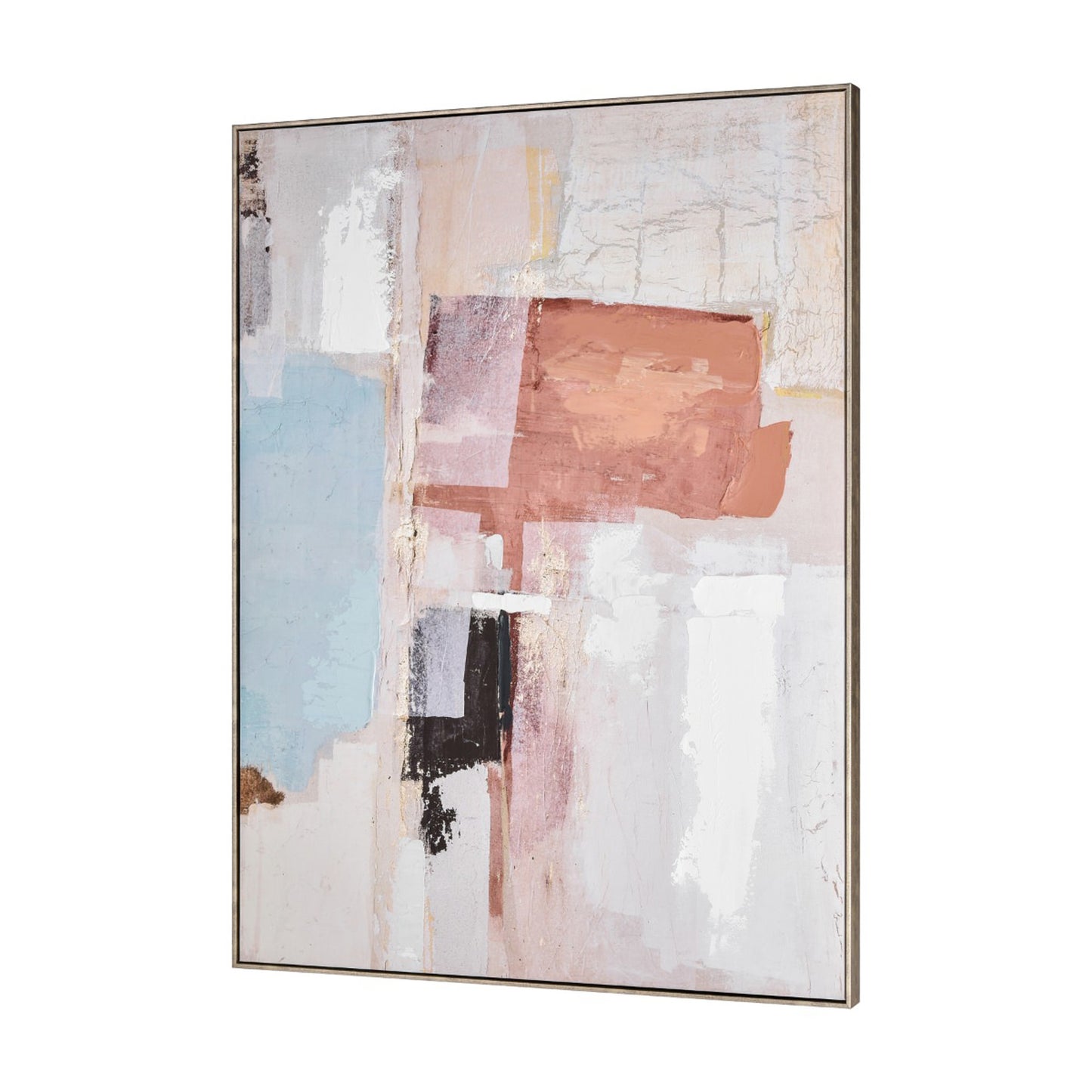 Pastel Geometric Abstract Framed Wall Art