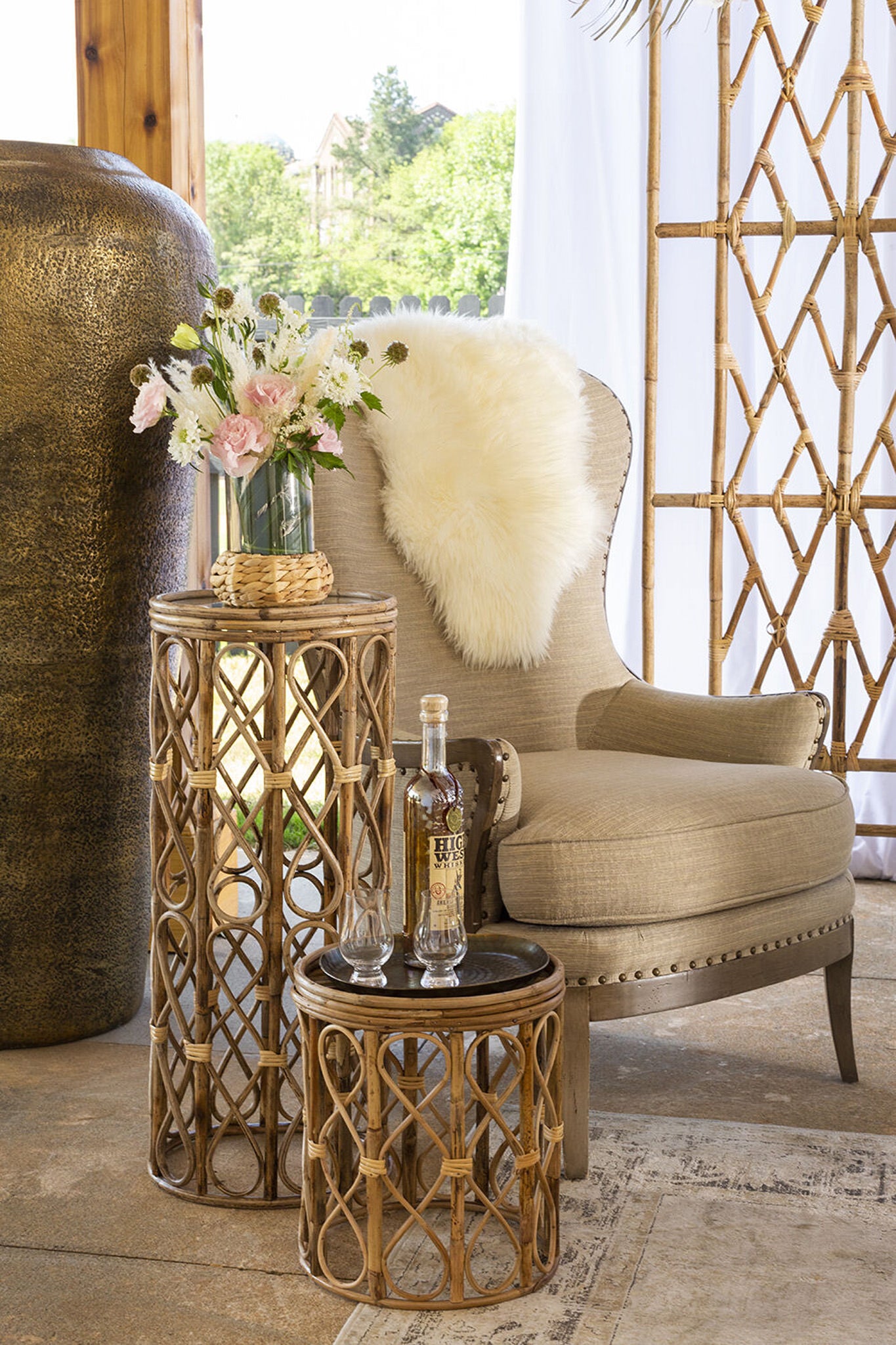 Rattan Kora Table