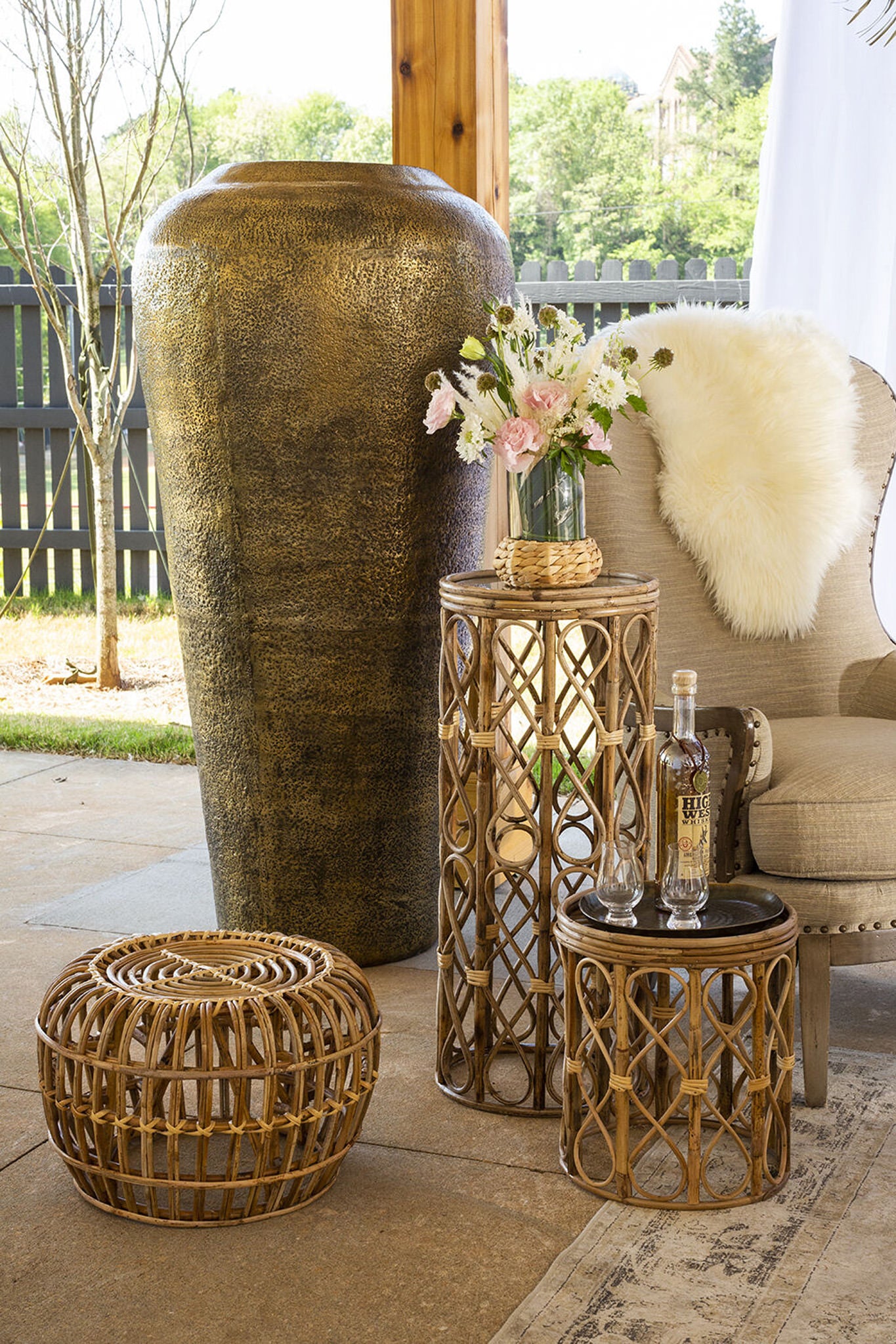 Rattan Kora Table