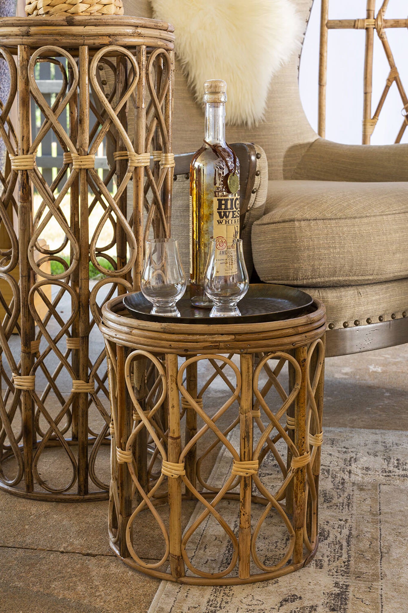 Rattan Kora Table