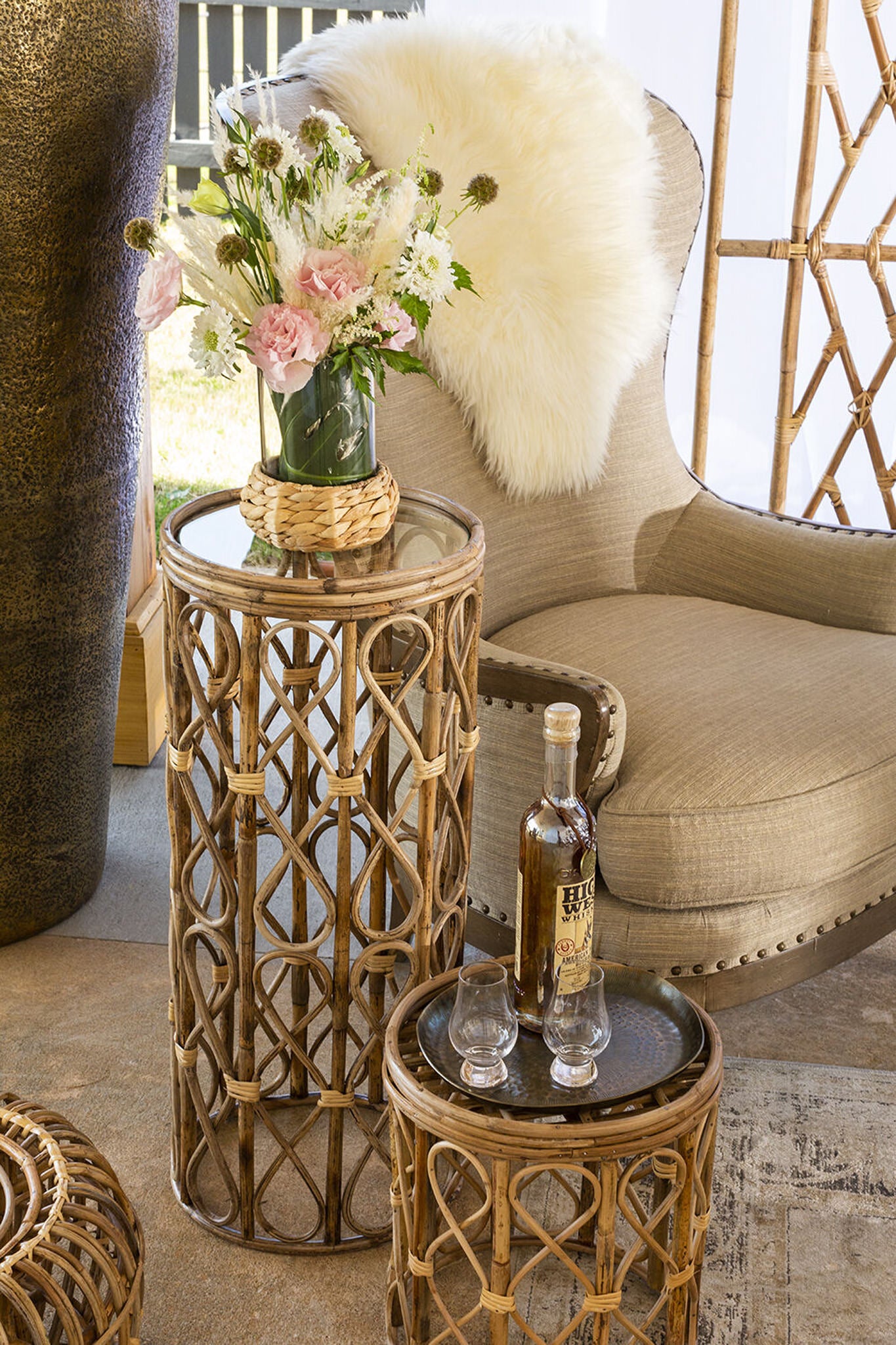 Rattan Kora Table