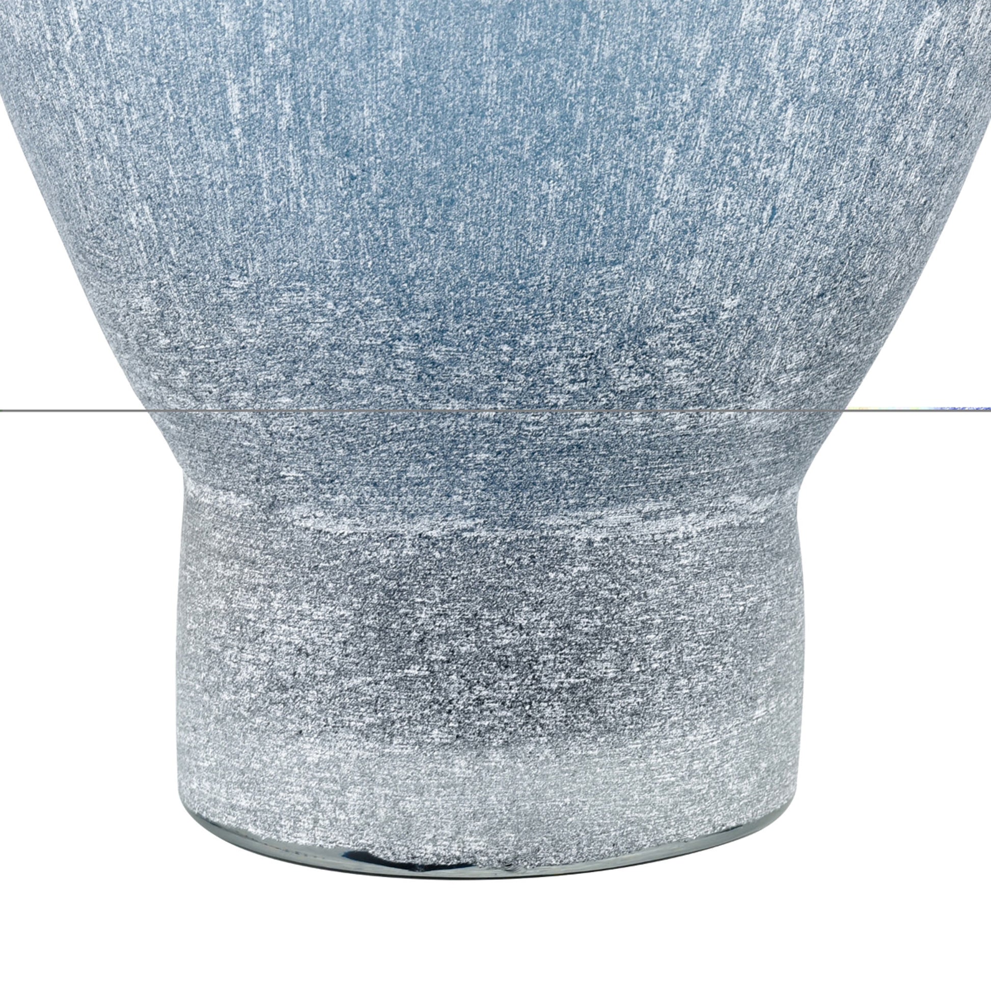 Ice Blue Glass Vase - Large