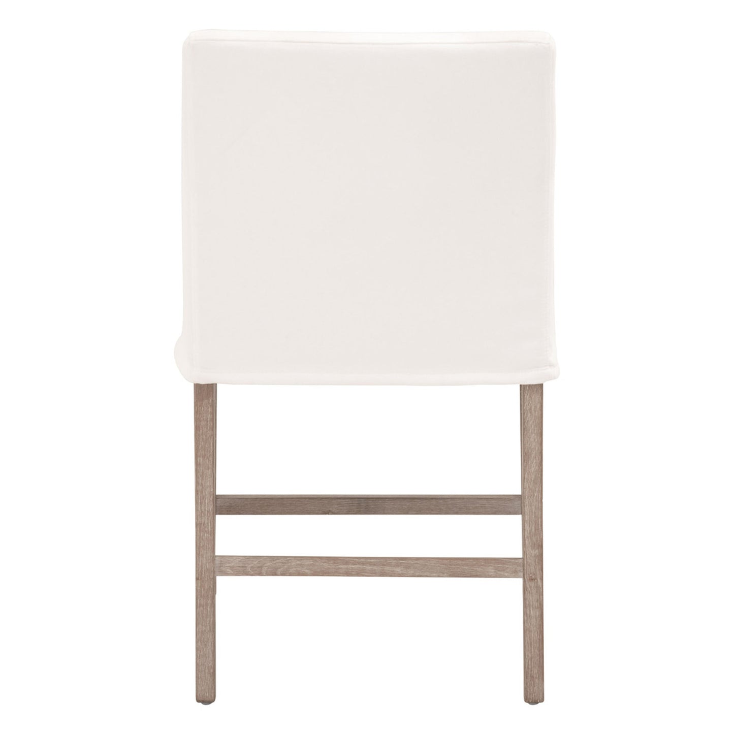 White Slipcover Counter Stool